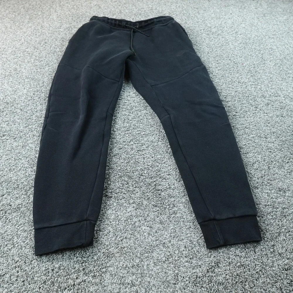 Nike Sweatpants Mens XL Black Tech Fleece‎ Jogger Drawstring Gym Pants Workout
